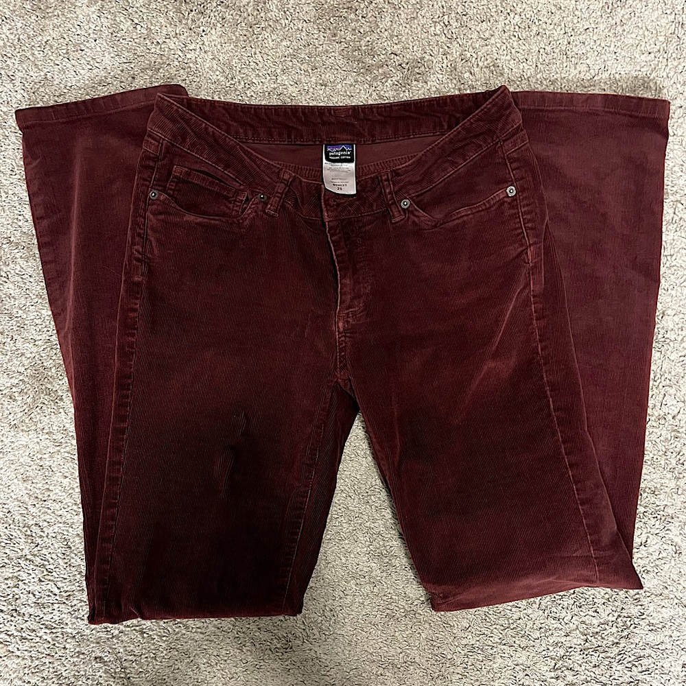 Patagonia Burgundy corduroy pants